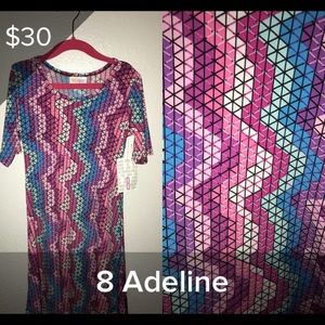 LulaRoe Adeline Size 8. Never worn, with tags!